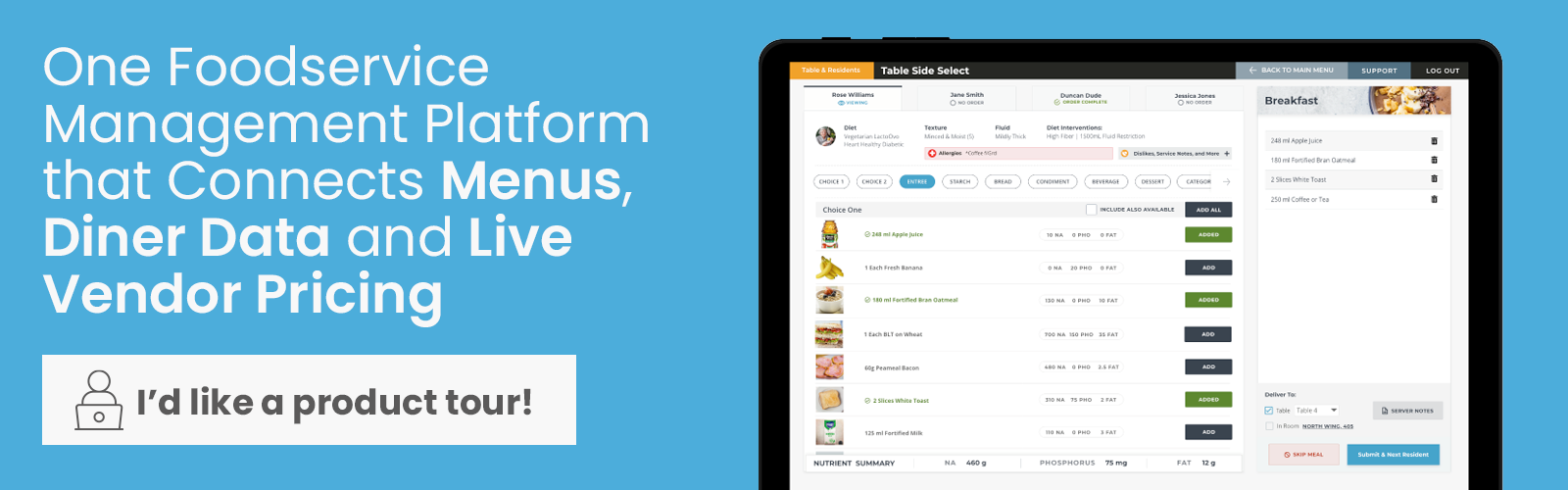 Complete Foodservice Management Platform