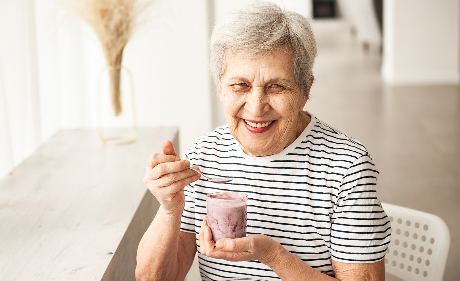 Senior Woman Smiling