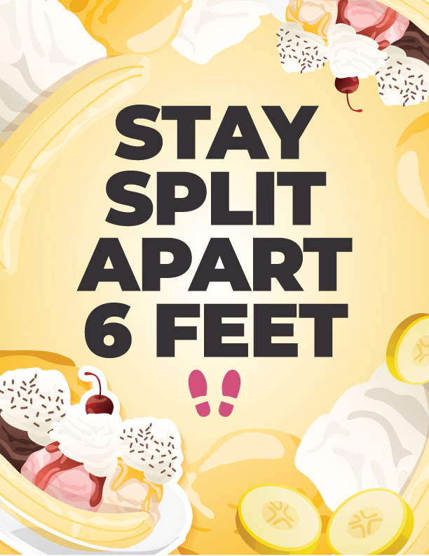 Stay Split Apart 6 Feet